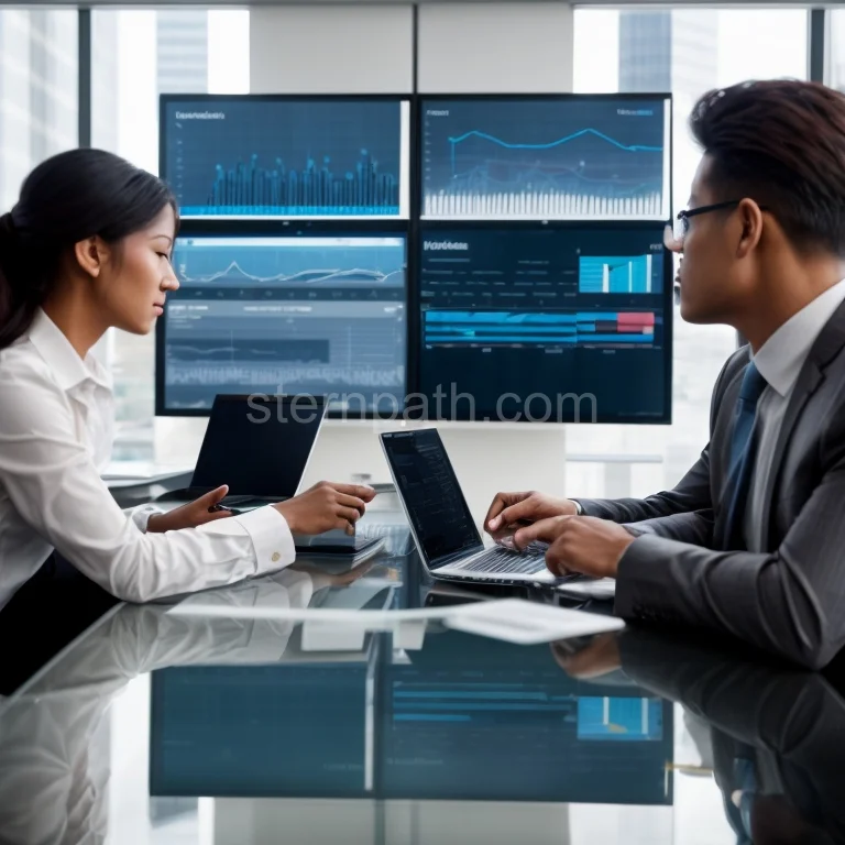 Team im Finanzmeeting